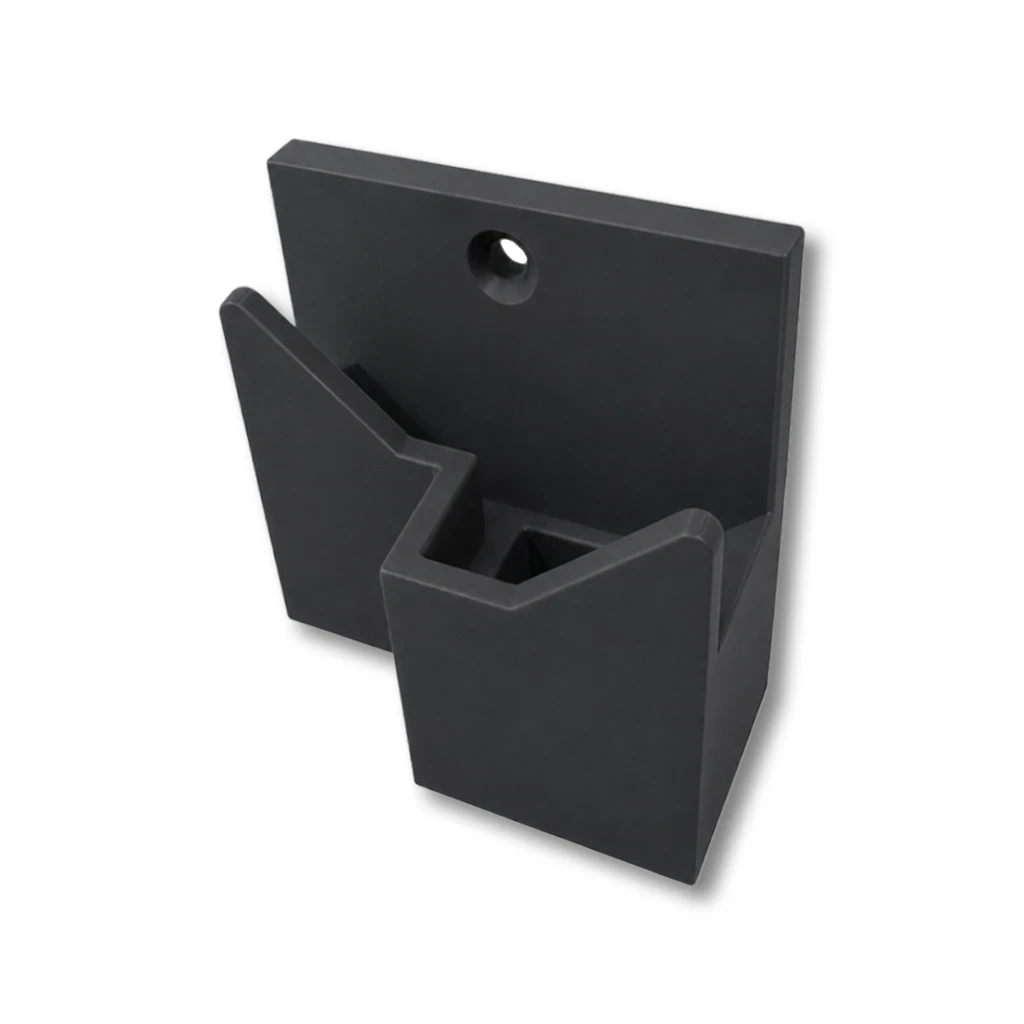 Wall Mount Adapter in black. Compatible with all fence mounted InoMates products.