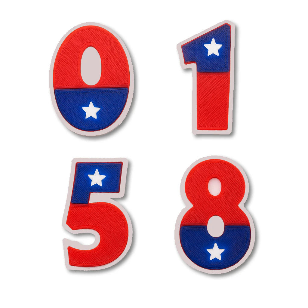 Jersey Numbers - Patriotic