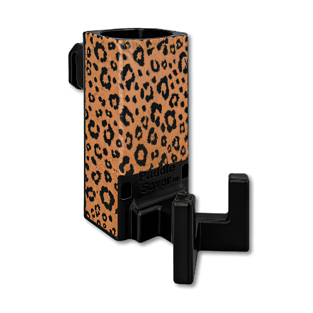 Paddle Saver™ Kitchen Kitty skin wrapped around a black Paddle Saver™.