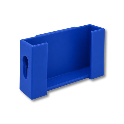 Phone Caddy Attachment in blue. Attaches to The Paddle Mate.