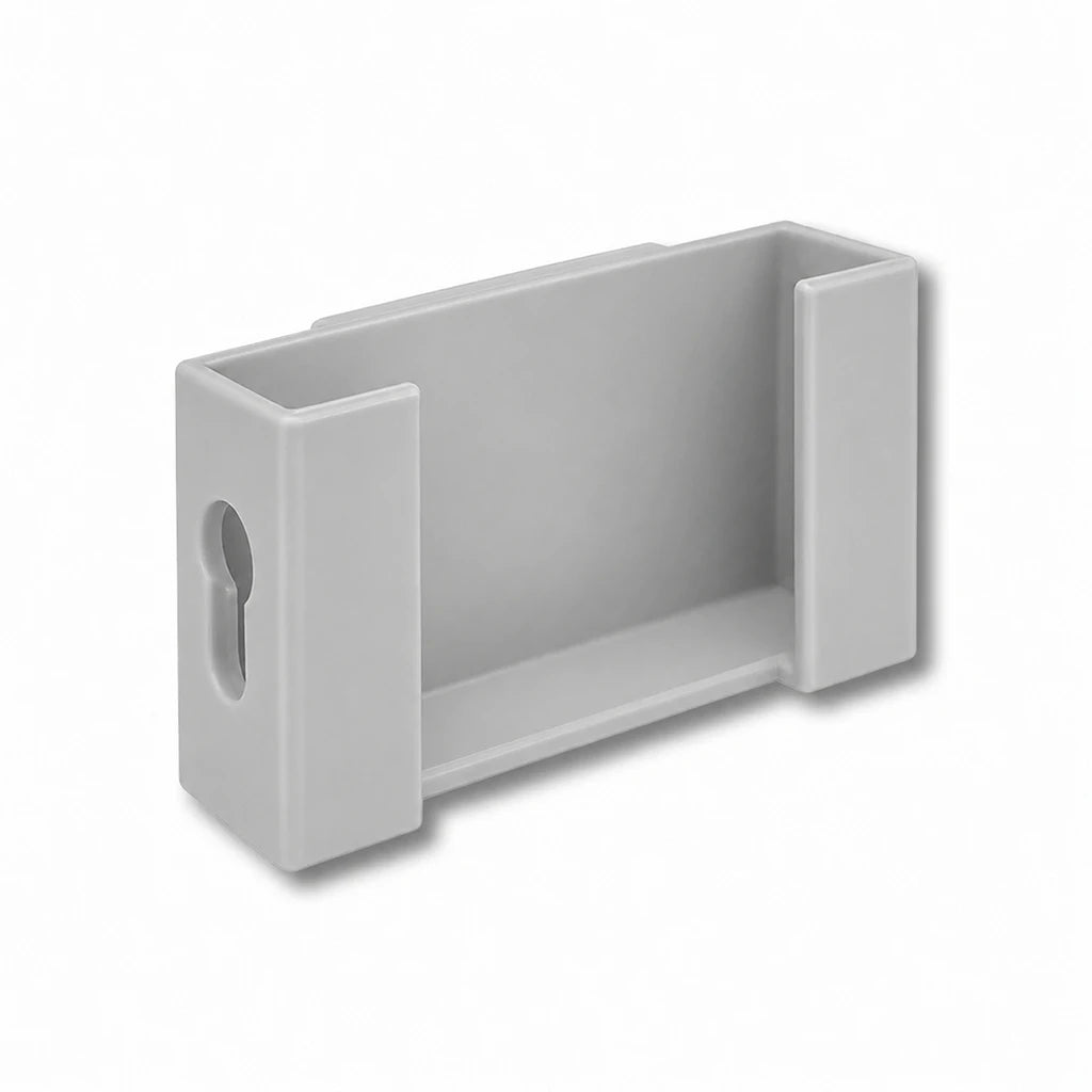 Phone Caddy Attachment in gray. Attaches to The Paddle Mate.