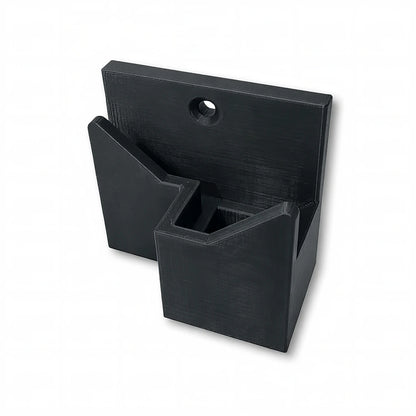 Wall Mount Adapter in black. Compatible with all fence mounted Paddle Saver™ products.