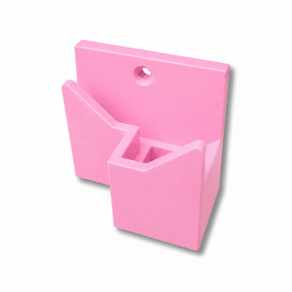 Wall Mount Adapter in pink. Compatible with all fence mounted InoMates products.